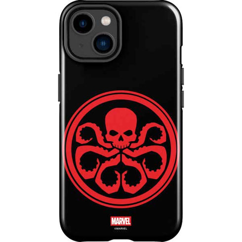 Marvel Captain America Hydra Symbol iPhone 15 Impact Case